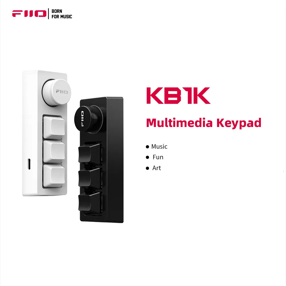 Control remoto inteligente FiiO KB1KB1K Teclado musical mecánico 230518