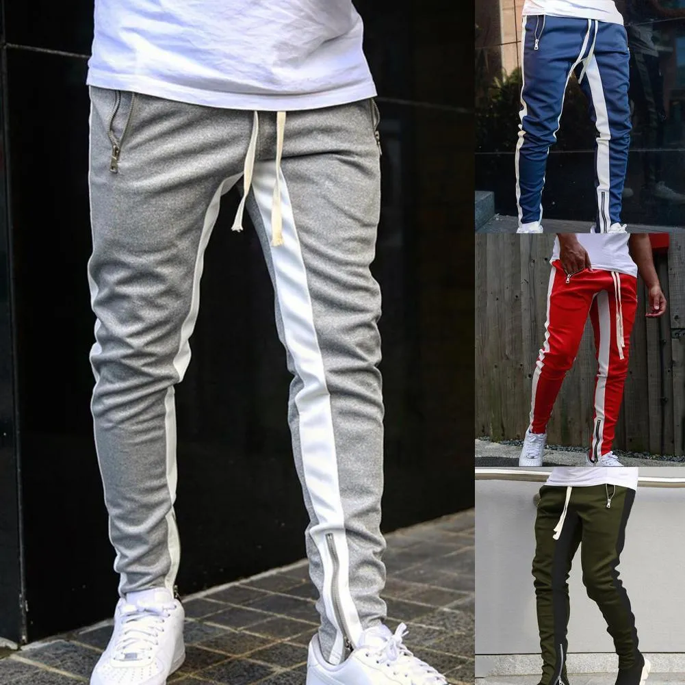 Mens Sports Joggers With Casual Stitching Fitness Tracksuit Mens Jogging Bottoms For Gym And Casual Wear Size 230519 From Bai02 9 DHgate.Com