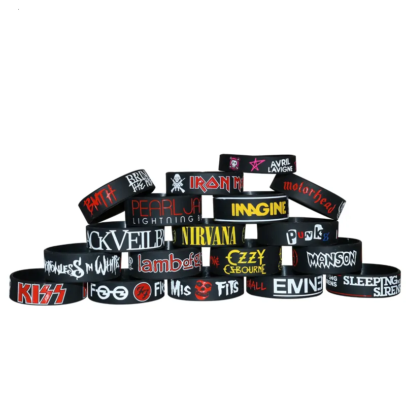 Emo rubber bracelets store