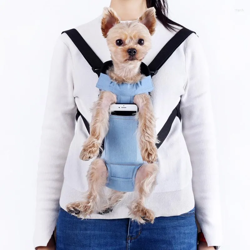 Обложка для автомобильного сиденья для собак джинсовый рюкзак для домашних животных.