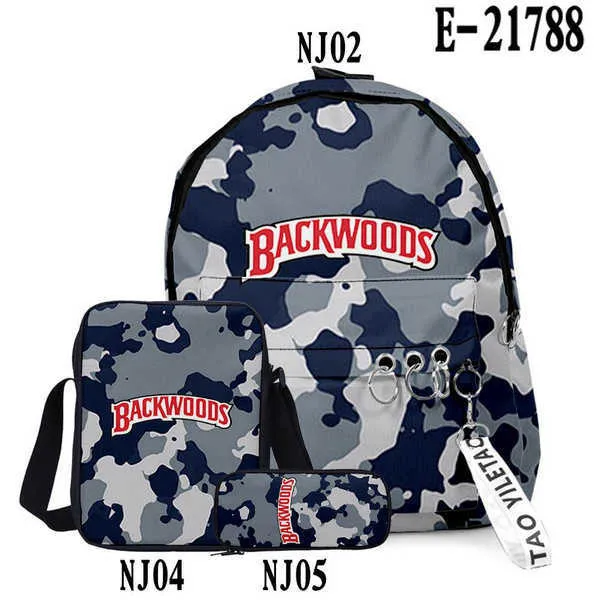 Set Backwoods Cigar Backpacks Red Purple Unisex Sports 