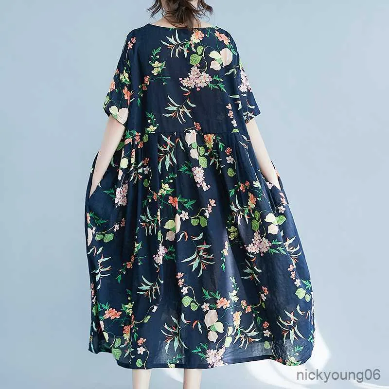 Nouvelle Arrivée D'été Robe De Maternité Femme Mignon Imprimé Floral Lâche Version Robe Femme Enceinte Vêtements R230519