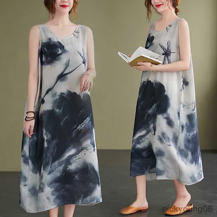 2023 New Summer Maternity Dress Women Casual Sleeveless A-Line Dresses Pregant Women Dress R230519