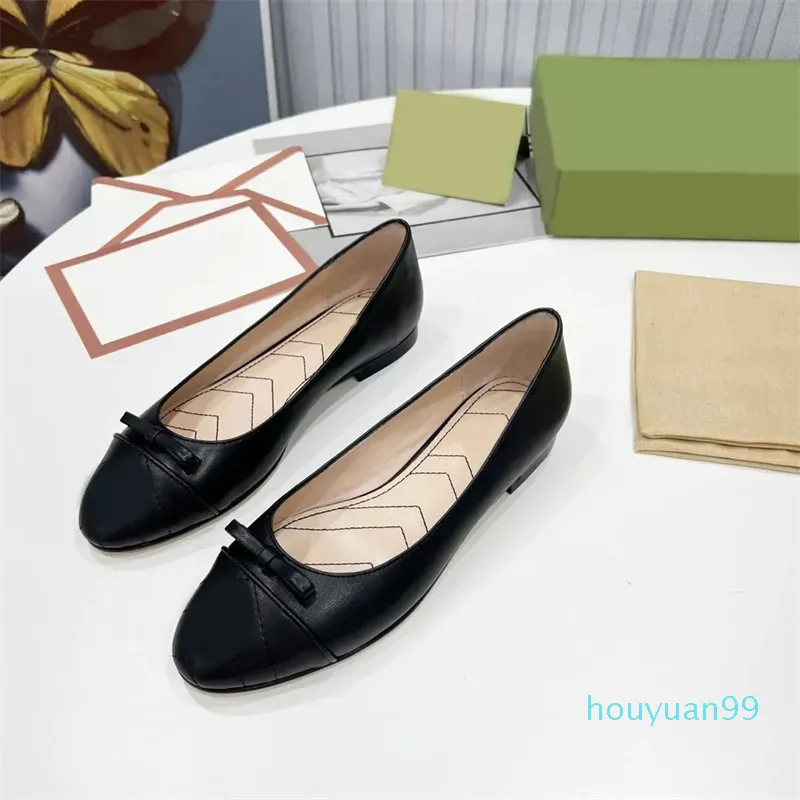 Designer Women Ballet Flat Heel Shoe Vintage Fashion Bow Sandalo Dance fashion versatile taglia 34-40