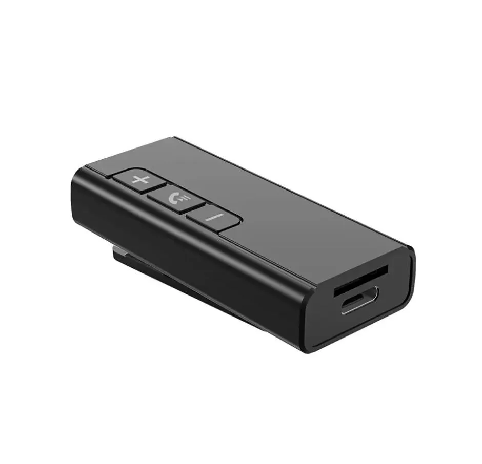 GR13 Bluetooth Empfänger 5,3 Ohr Verstärker elastische Rückseite Clip Aux Auto Wireless Audio Box Audio Adapter Lautsprecher für Auto TV Kopfhörer