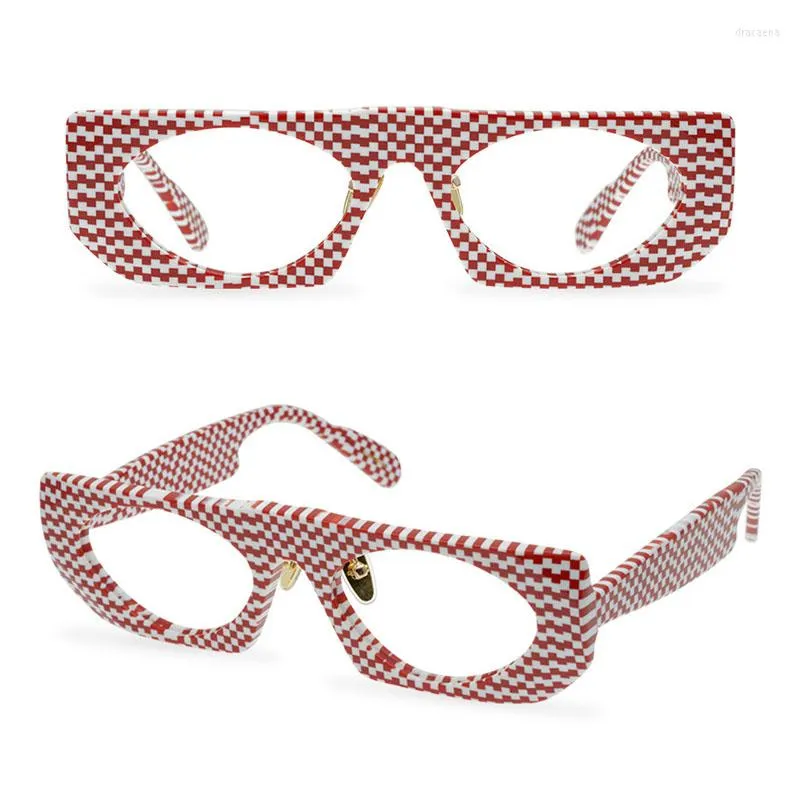 Sunglasses Frames 2023 Arrives Square Acetate Spectacle Optical Glasses Frame Women Luxury Vinatge Myopia Eyewear Prescription Eyeglass
