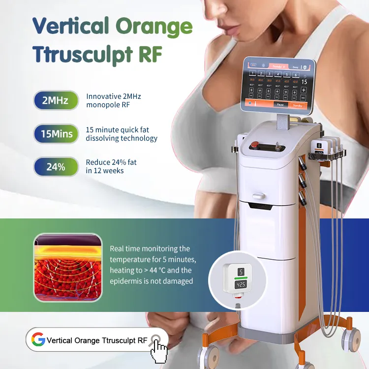 1 ID Flex RF 피부 피부 조임 Trusculpt Body Graphing Trushape RF Machine에서 Body Sculpting 2