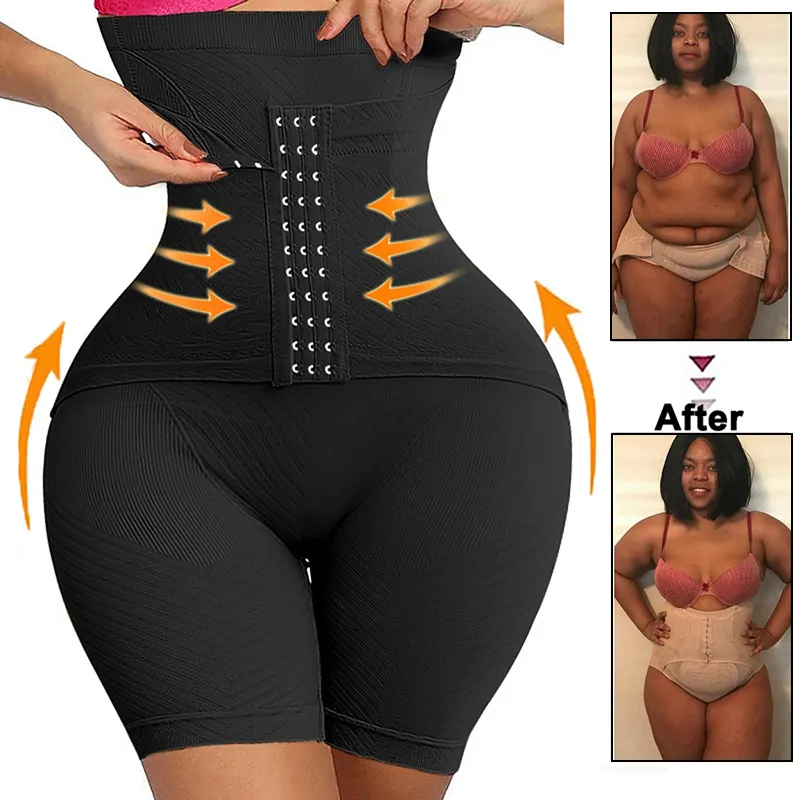 Kvinnors shapers midjetränare korsett hög midja body shaper shapewear för kvinnor mage kontroll lår rumpa lyft underkläder 230518