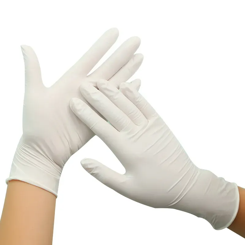 Waschhandschuhe Einweghandschuhe Latex Geschirrspülen/Küche/Arbeit/Gummi/Gartenhandschuhe Universal für linke und rechte Hand 100 Stück