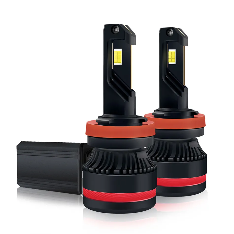 S11 LED Car Headlights Single Copper Tube 50W High Power H1 H3 H4 H7 H11 H13 9005 9006 9012 Super Bright LED Lights