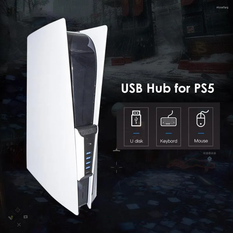 High Speed Multi Port Usb Splitter Hub For PS5 With USB3.0 Extension 2 In 1  Port Adapter From Miyuefang, $21.69