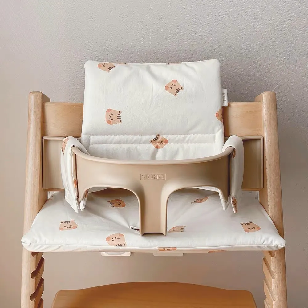 Chaises de salle à manger Sièges Coussin de siège de bébé Coussin amovible réglable Coussins de chaise pour enfants Cartoon Anti Dirt Accessoires 230519