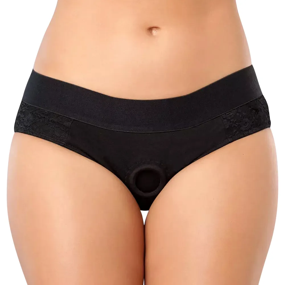 Giocattoli per adulti Slip erotici senza spalline Dildo strap-on Mutandine lesbiche realistiche Imbracatura con strap-on Vibratore anale per pene_voghion.com