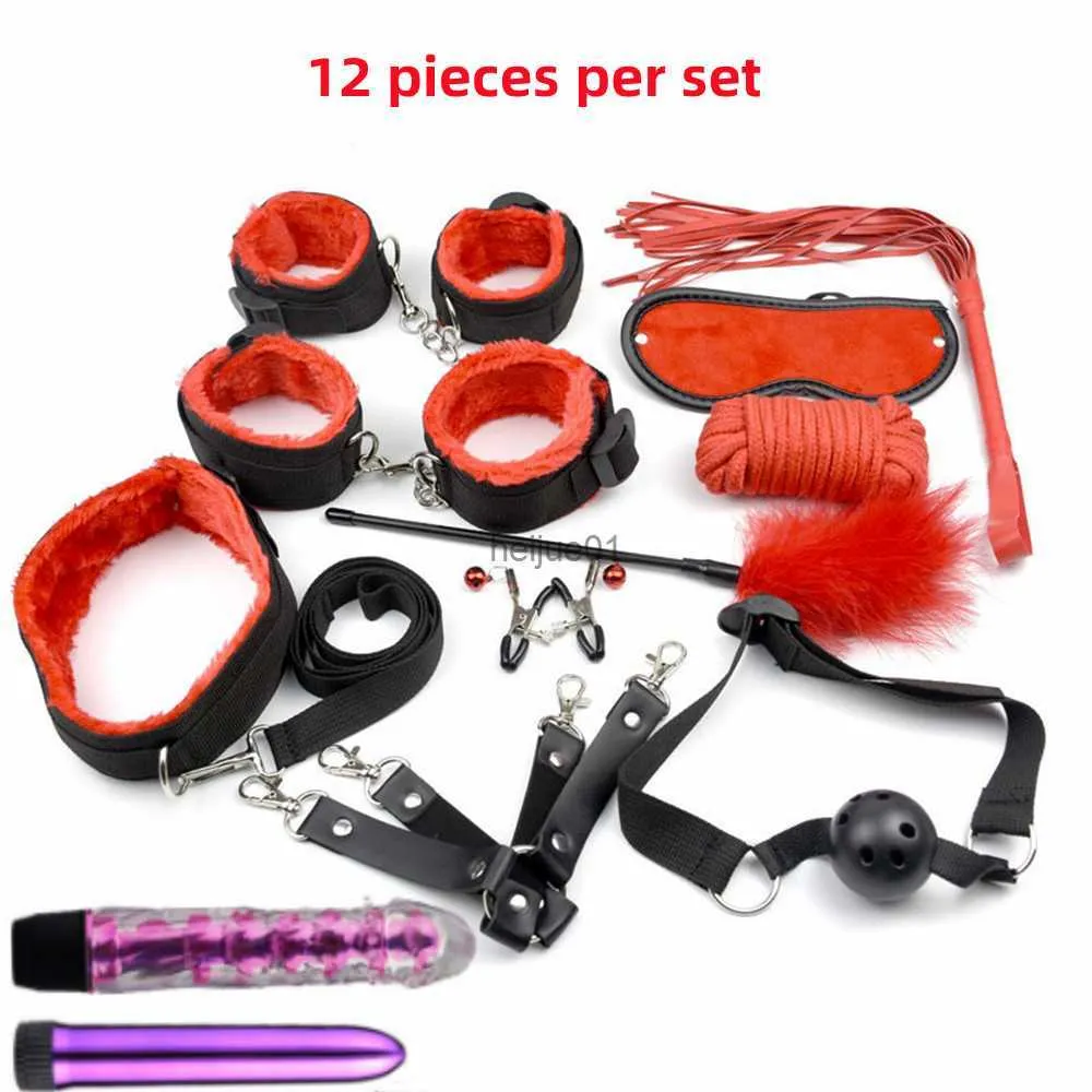 Bondage / Set BDSM Accesorios Bondage Restricciones HandCuff Incluyendo  Vibrador Látigo SM Flirting Suministros Juguetes Sexuales Para Adultos  ParejaL230519 De 13,86 €