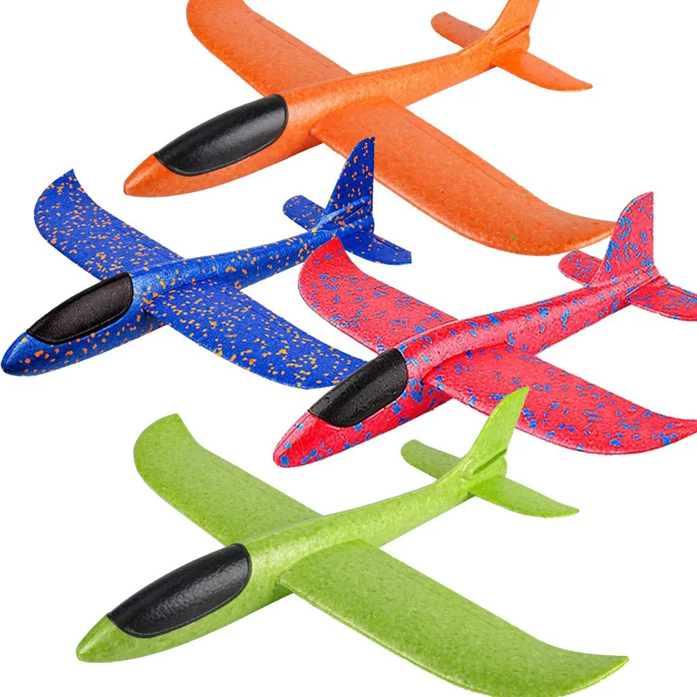 50CM Diecast Glider Foam Airplane Glider Hand Throw Airplane Light With