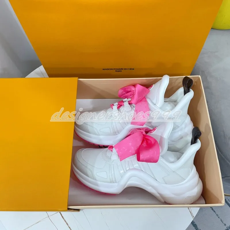 2023 Fashion Archlight 2.0 Casual Shoes Platform Womens Sneaker White Green pink Hollow Lace Thick Sole Elevated Lace up Trainers
