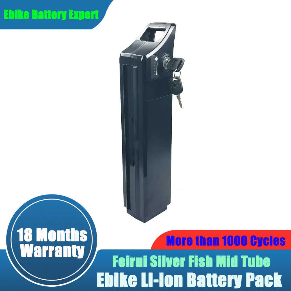 Spare Li-ion Battery 48V 13Ah Feirui Mid Tube Akku for 250W 500W 1000W FR-TDN05Z Folding Fat Tire Ebike with Charger