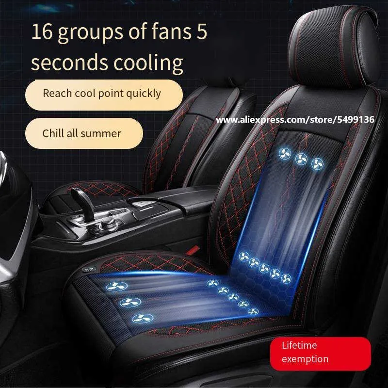 Sitzkissen Sommer Atmungsaktive Eisseide Elektrische Kühlung Auto