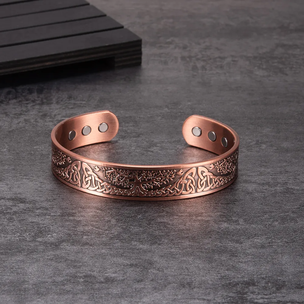 100% Pure copper magnetic bracelet 8 magnets – sacrednz