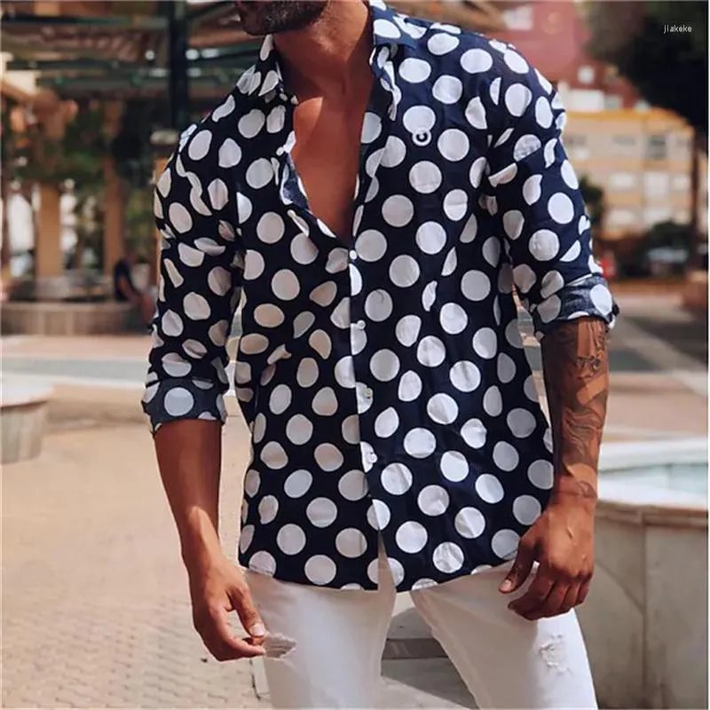 Camisas con puntos para hombre hotsell