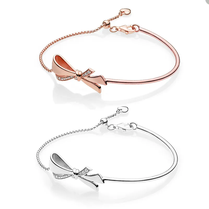Pandora rose gold sliding bracelet best sale