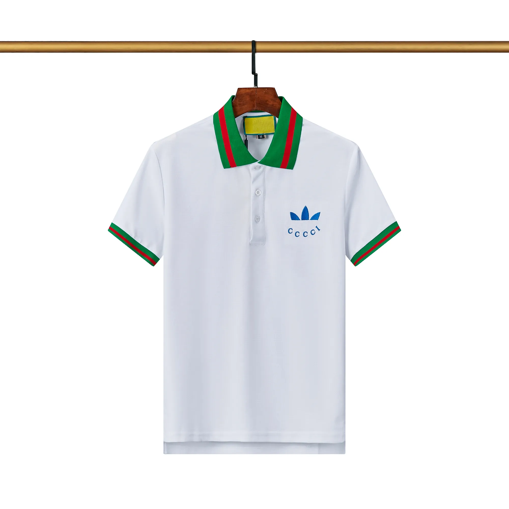 Hommes Polo Mode Polo Shirt De Luxe Italien Hommes T-Shirts À Manches Courtes Mode Casual Hommes D'été T-shirt taille M-3XL