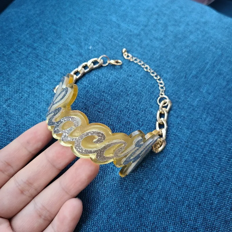 Stainless Steel Bracelet Baby Jewelry Custom Name Bracelets Gold Child ID  Copper Bracelet Kids Customized Nameplate Bangles Gift