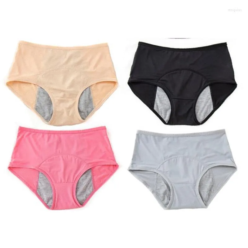 Women Leak Proof Physiological Pants Briefs Menstrual Period Underwear  L-4XL