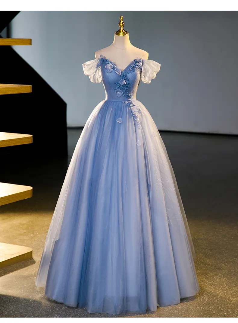 Royal blue medieval dress online