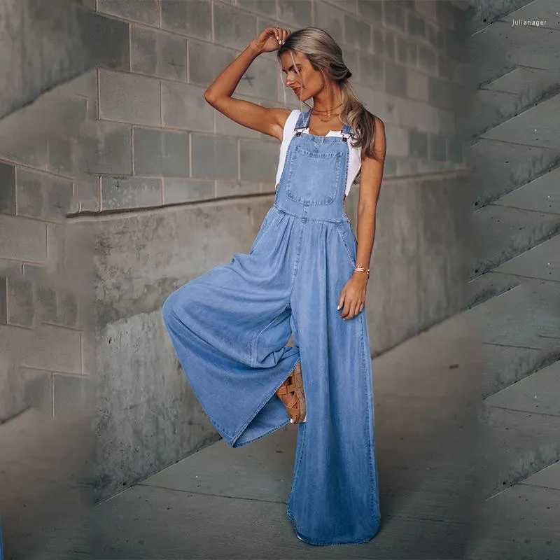 Salopette top jeans estiva