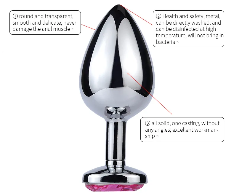 Anal Plug Small Size Cute Metal Butt Plug For... From Qiyue10, $16.83 |  DHgate.Com