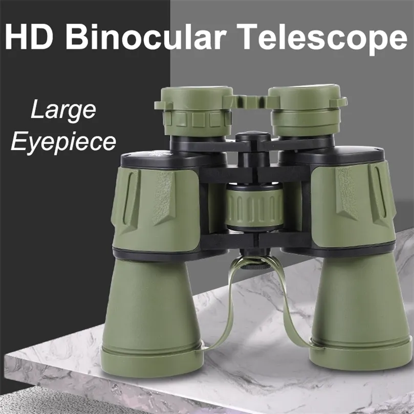 Teleskope Leistungsstarkes Teleskop 20X50 Professionelles Nachtsichtfernglas Große Reichweite Wasserdicht Militär HD Jagd Campingausrüstung Bak4 230518