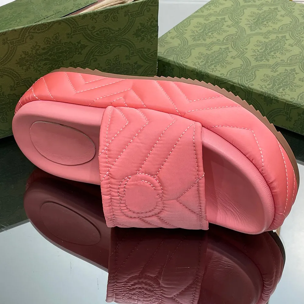 Salmon gucci slide slide around deals