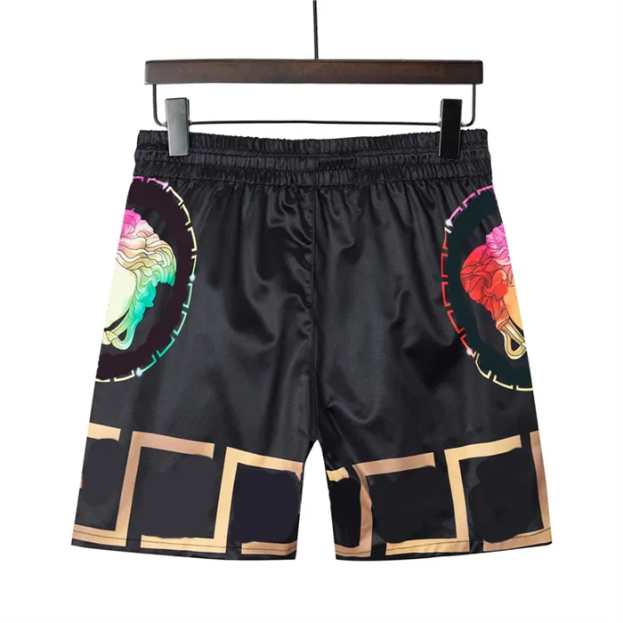 21ss Reflective High Street Shorts Men's Casual Sports Pant Loose Oversize Style Drawstring Short Pants Trend Designer#03177j