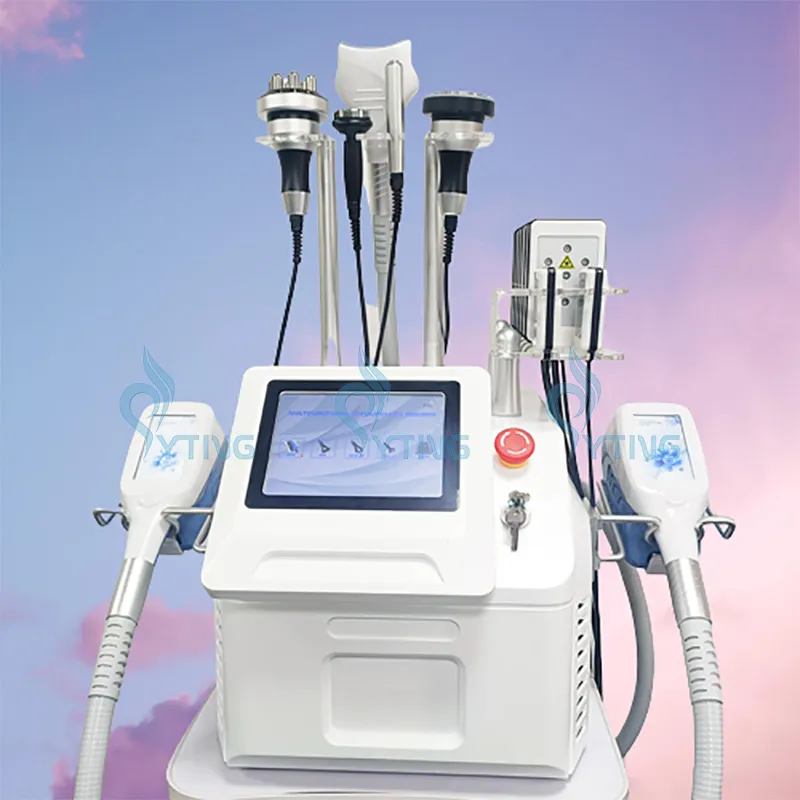 Multifonction 360 Cryolipolyse Graisse Gel Double Menton Traitement RF Cavitation Lipolaser Machine De Perte De Poids