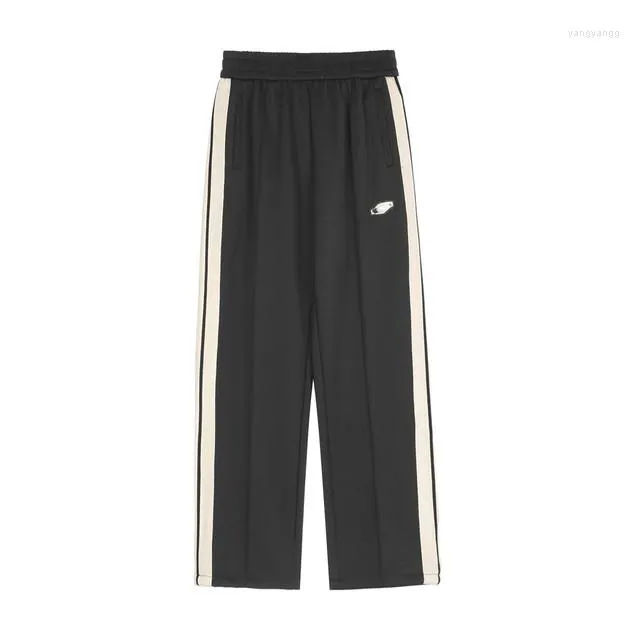 Pantaloni da uomo Track Mens Casual Streetwear Elastico in vita Pantaloni a gamba larga larghi a gamba dritta Pantaloni da uomo