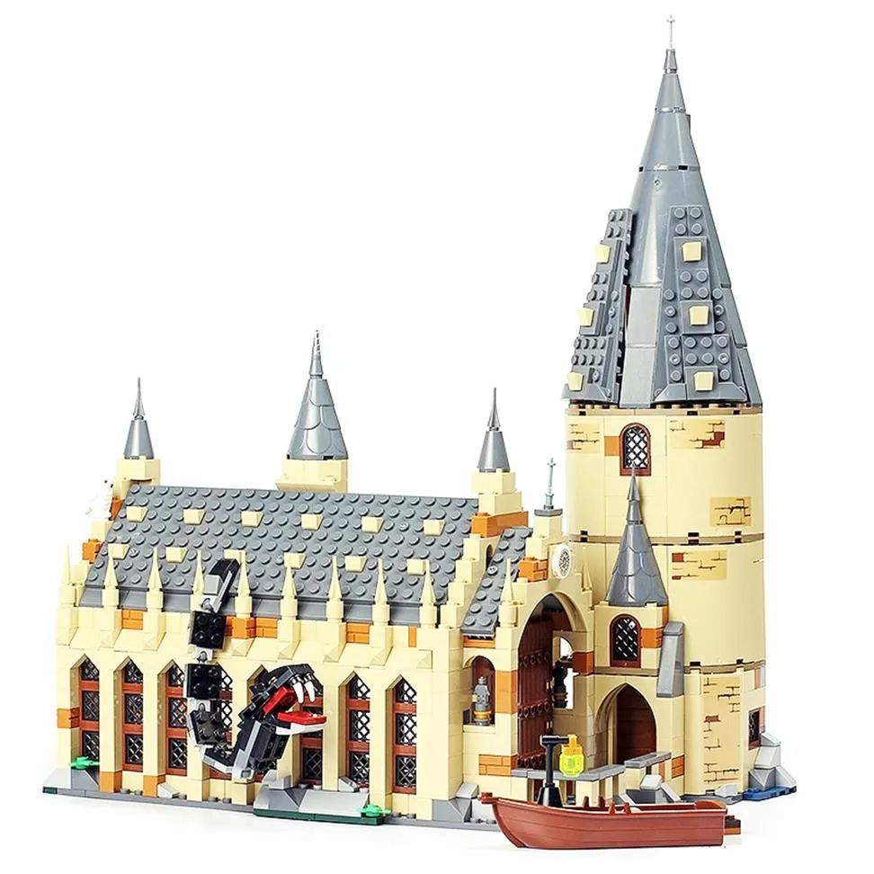 39144 Hogwarts Great Hall Compatibility 75954 Строительные блоки Bricks Toys Подарок на день рождения для детей191K