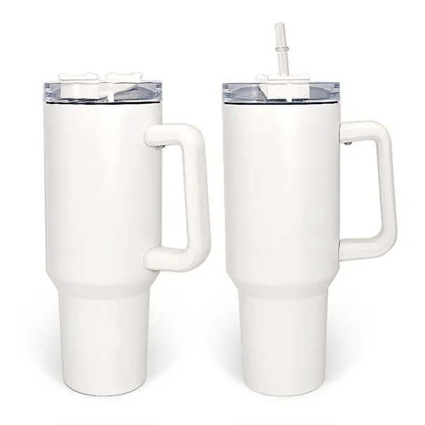 DIY White Blank Cheap Sublimation Tumblers With Handle 40oz Sublimation  Glow In The Dark Vacuum Insulated Travel Coffee Mugs B0050 From Zw_shoes,  $6.7