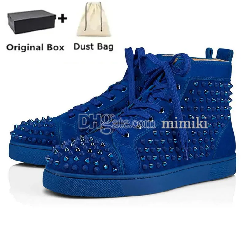 Blue red bottom loafers deals