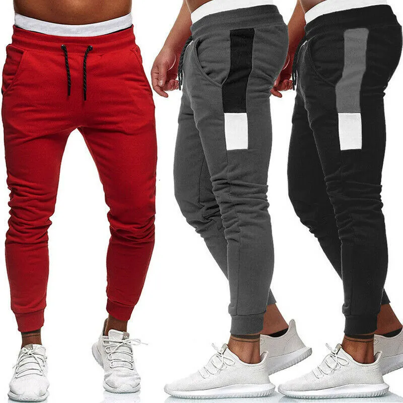 Mens Pants Fashion Track Long Trousers Tracksuit Fitness Workout Joggers Sweatpants Autumn Spring Casual Gym 230519