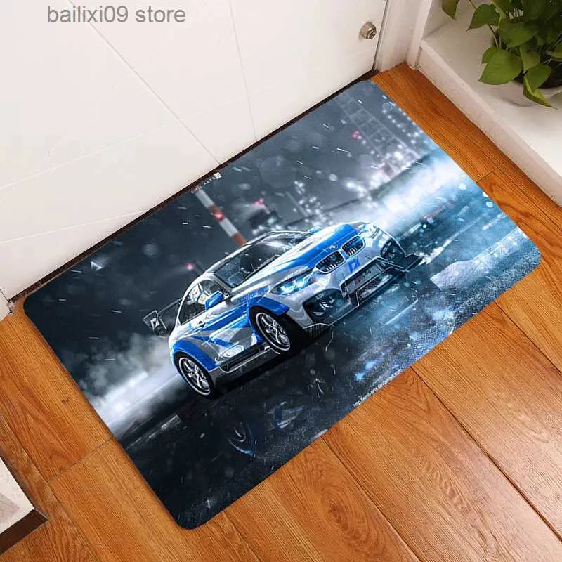 Modern Kitchen Rug Entrance Doormat Decoration Living Room Carpet