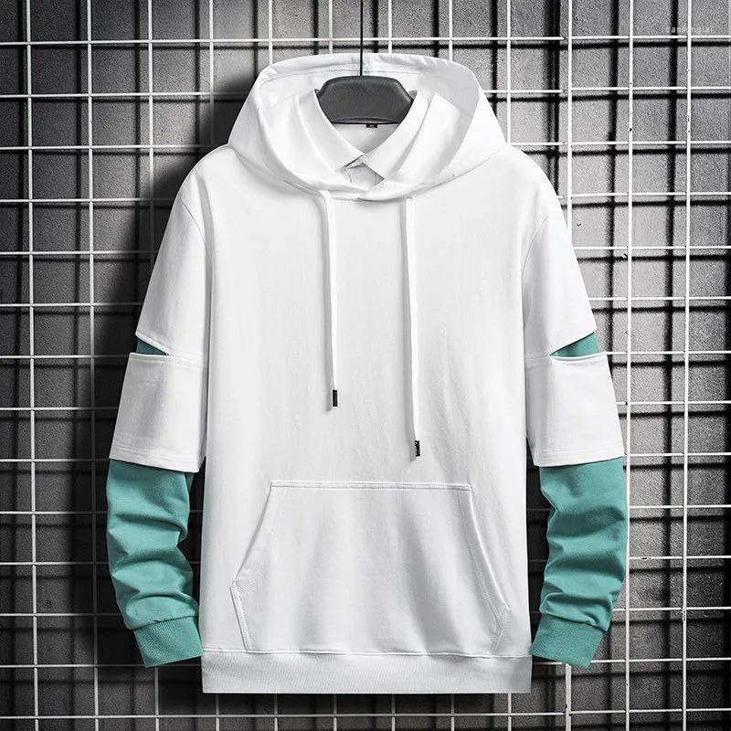 Mens white hoodie clearance pullover