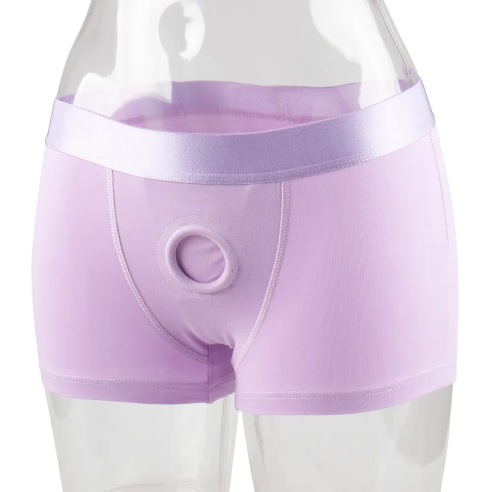 Giocattoli per adulti Slip erotici senza spalline Dildo strap-on Mutandine lesbiche realistiche Imbracatura con strap-on Vibratore anale per pene_voghion.com