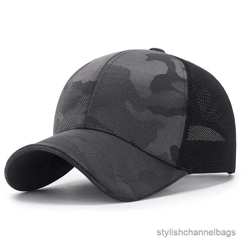 Ball Caps Men's Baseball Cap Caps Camouflage for Men Mesh Camouflage Camo Cap Outdoor Cool Army Military Hunting Sport Cap for Man