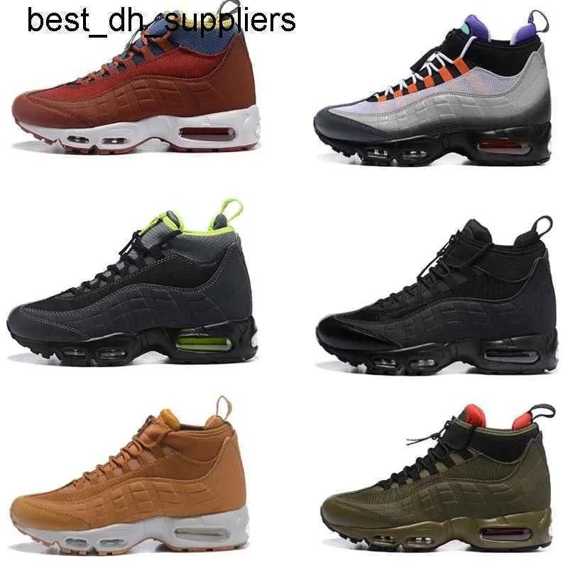 2019 Station Shoes 95 High Top Boots Air Cushion Shoes Boots Running Shoes 40-46