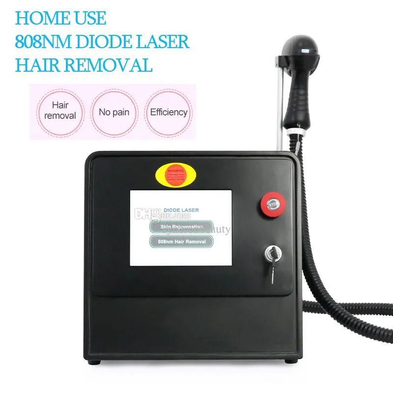 Mini 808nm Diodo a laser Máquina de remoção de cabelo permanente indolor para cuidados com a pele do corpo Home Beauty Salon Uso Equipamento 808 Lazer Depilation Dispositivo