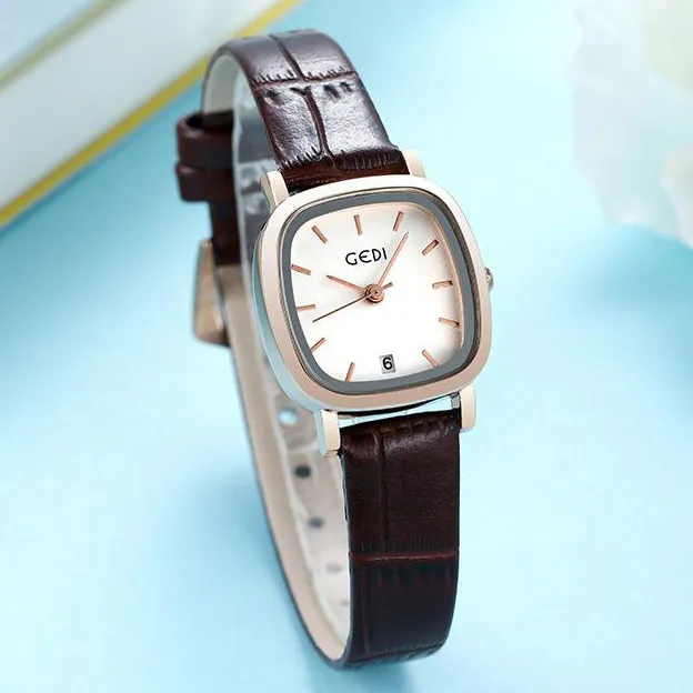 Womens Watch Casual Luxury Watches High Quality Designer Quartz-Battery Leather Waterproof 23mm Watch