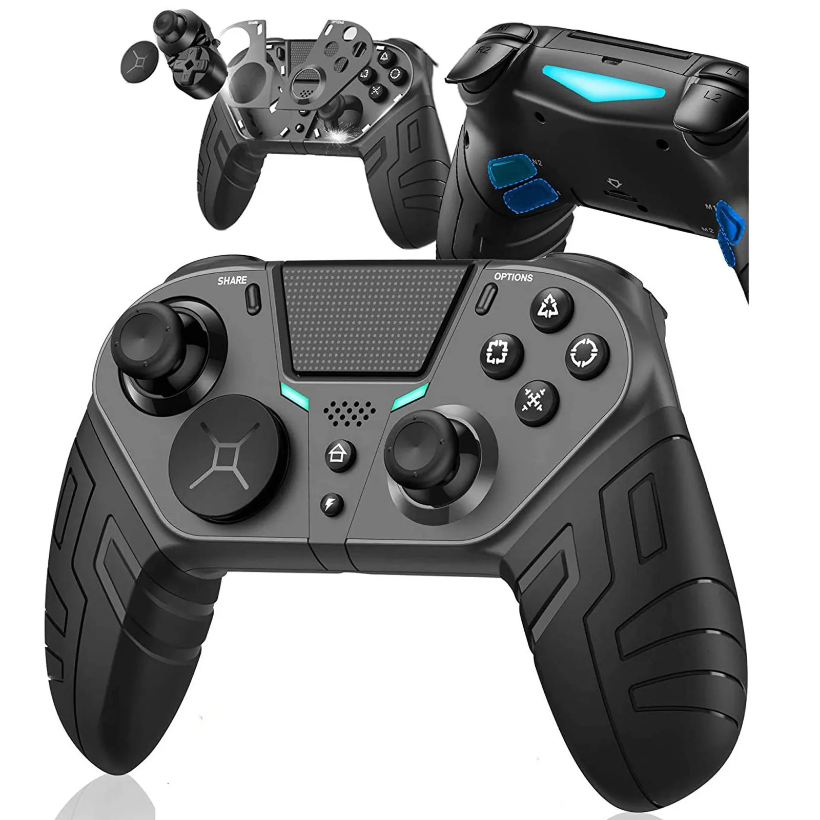 DHgate Bluetooth Game Controller for Xbox Series X S Xbox One PC Wireless Gaming Joystick with Programmable Back Buttons Elite Slim Pro Console Gamepad Games Accessories