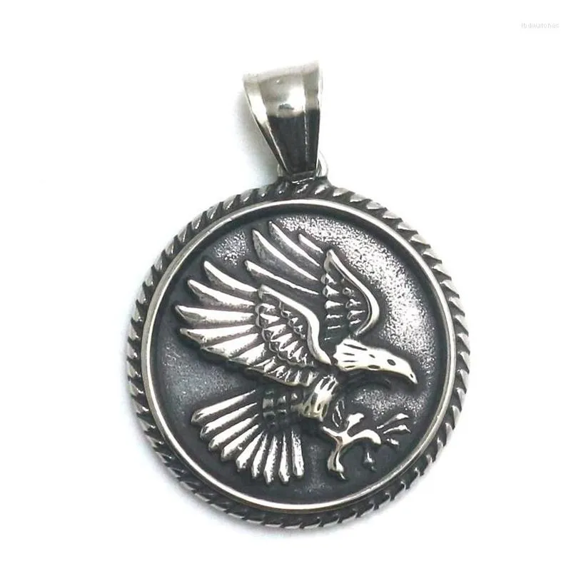 Anhänger Halsketten Uni 316L Edelstahl Punk Gothic Cool Eagle Drop Lieferung Schmuck Anhänger Dhypp