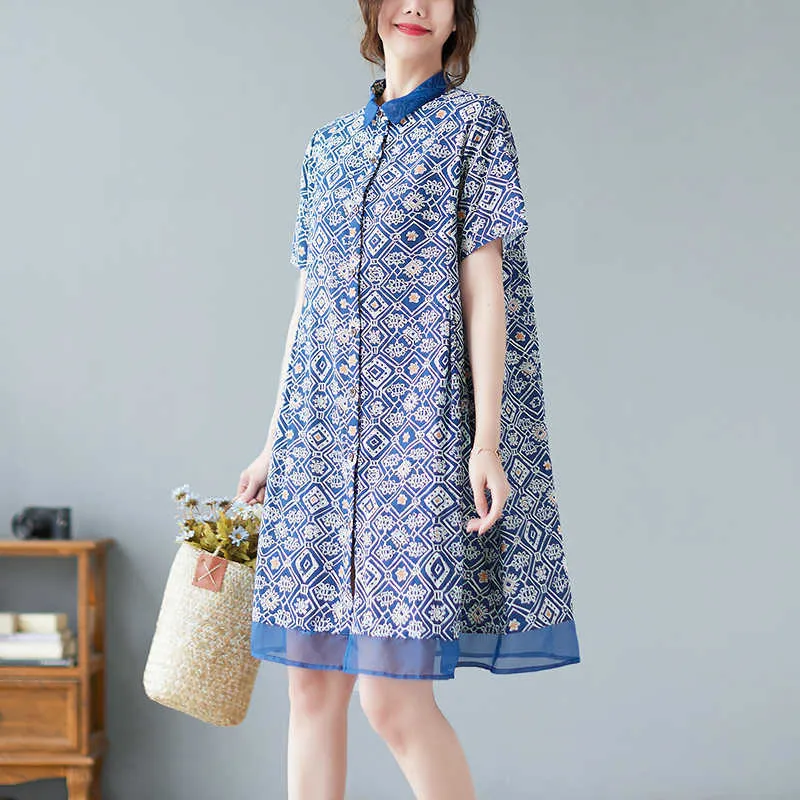 Maternity Dress 2024 Summer Casual A Line Large Size Soft Cotton Dresses for Pregnant Women R230519